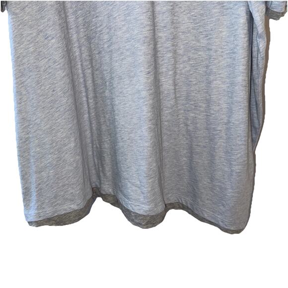 Vince Double Layer Light Blue Short Sleeve Polo Shirt Size Xxl - Picture 5 of 9